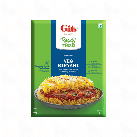 Gits Veg Biryani (Vegan) | 265g | Ready Meal