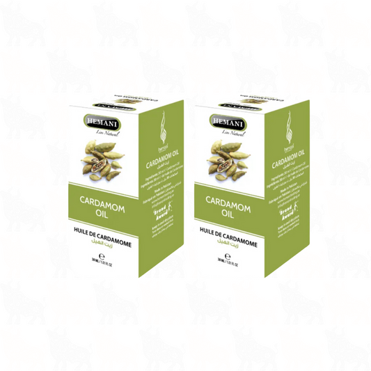 Hemani Cardamom Oil | 30ml | (Huile De Cardamome) | 2 Pack
