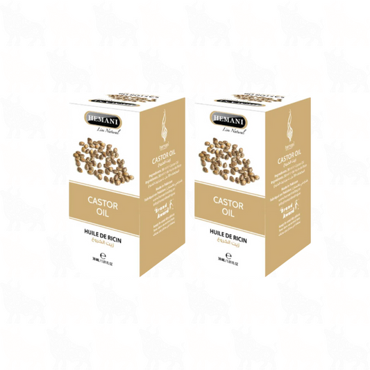 Hemani Castor Oil | 30ml | (Huile De Ricin) | 2 Pack