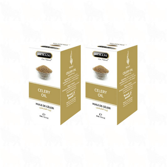 Hemani Celery Oil | 30ml | (Huile De Celeri) | 2 Pack