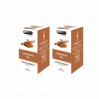 Hemani Cinnamon Oil | 30ml | (Huile De Cannelle) | 2 Pack