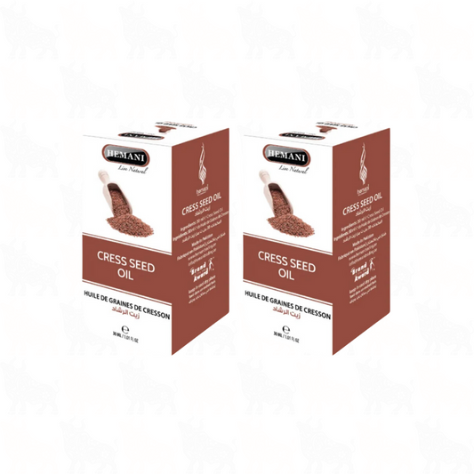 Hemani Cress Seed Oil | 30ml | (Huile De Graines De Cresson) | 2 Pack