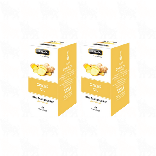 Hemani Ginger Oil | 30ml | (Huile De Gingembre) | 2 Pack