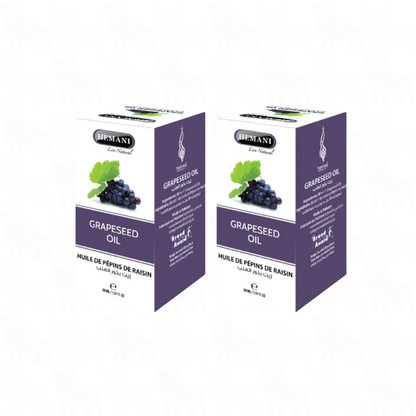 Hemani Grapeseed Oil | 30ml | (Huile De Pepins De Raisin) | 2 Pack