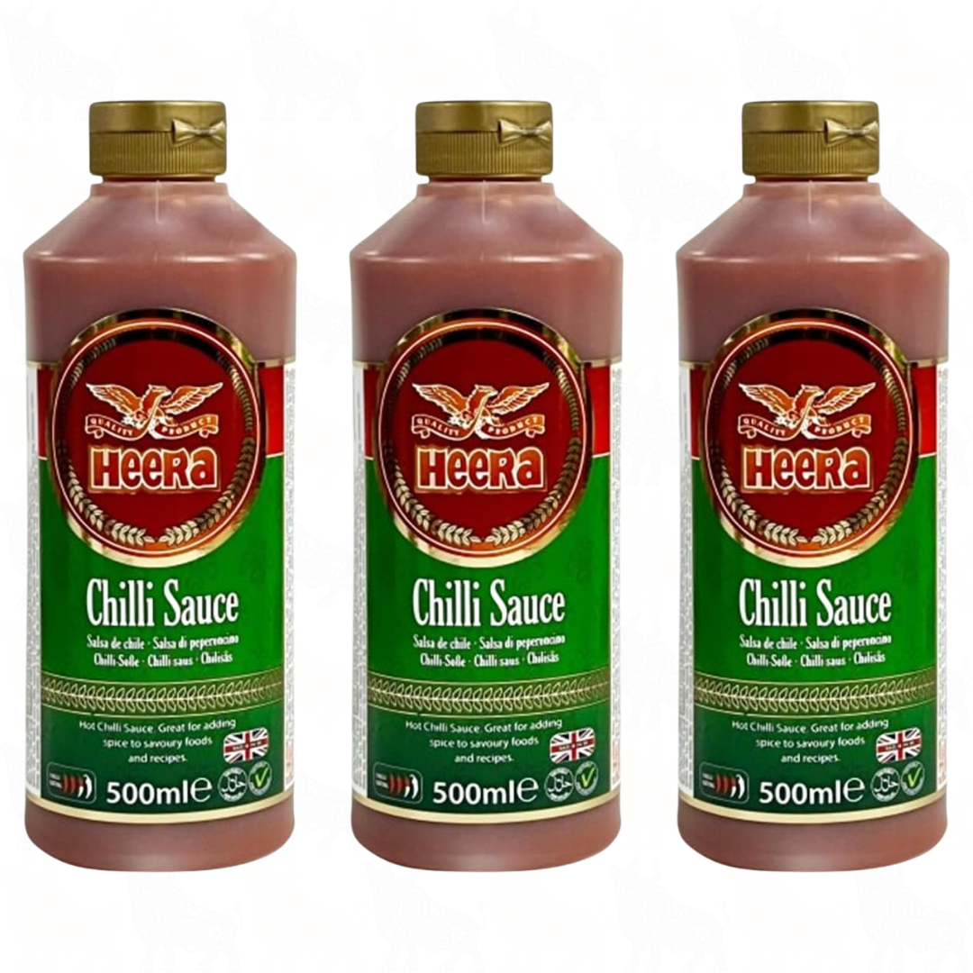 Heera Chilli Sauce | 500ml | 3 Pack
