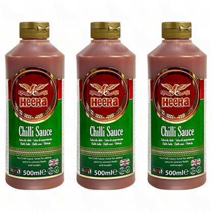 Heera Chilli Sauce | 500ml | 3 Pack