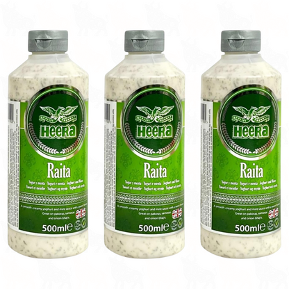 Heera Raita (Yoghurt Sauce) | 500ml | 3 Pack