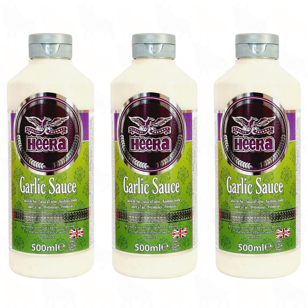 Heera Garlic Sauce | 500ml | 3 Pack