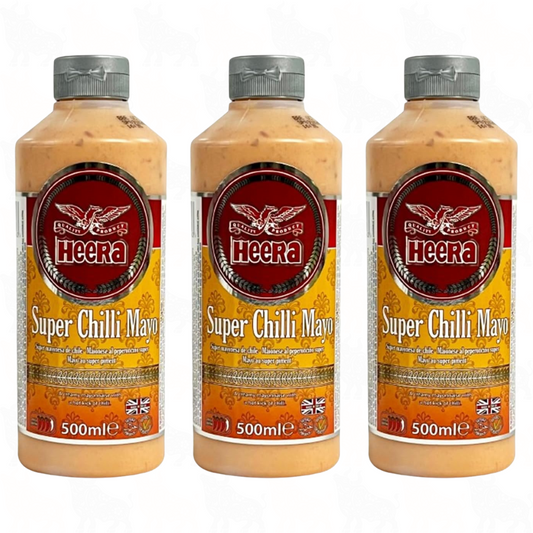 Heera Super Chilli Mayo | 500ml | 3 Pack