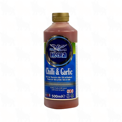 Heera Chilli & Garlic Sauce | 500ml | 3 Pack