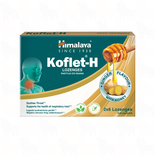 Himalaya Koflet-H Ginger Flavour Lozenges | 2x6s