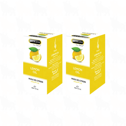 Hemani Lemon Oil | 30ml | (Huile De Citron) | 2 Pack