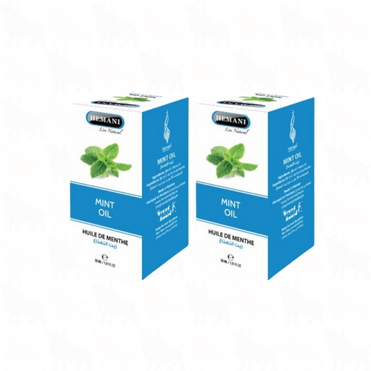 Hemani Mint Oil | 30ml | (Huile De Menthe) | 2 Pack