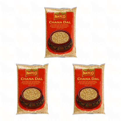 Natco Chana Dal | 500g | 3 Pack