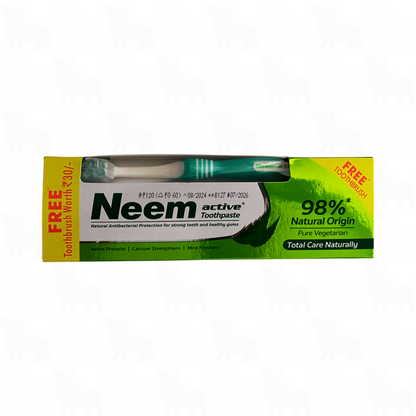 Neem Active Toothpaste | 200g + Free Toothbrush