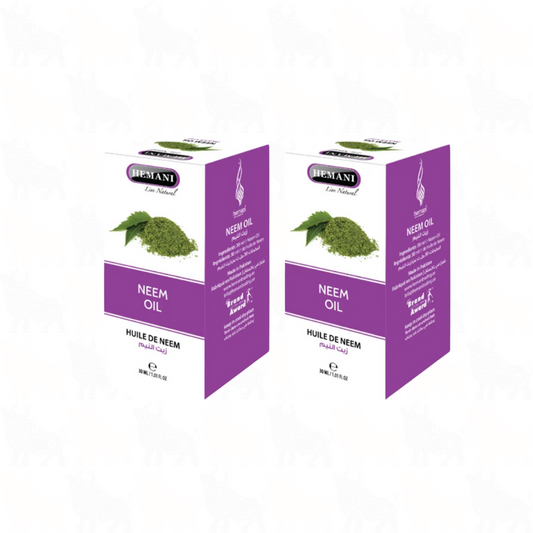 Hemani Neem Oil | 30ml | (Huile De Neem) | 2 Pack