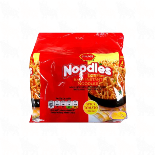 Pran Spicy Tomato Flavour Easy Instant Noodles | 70g | 5 Pack
