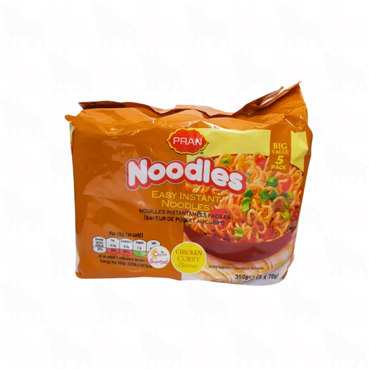 Pran Chicken Curry Flavour Easy Instant Noodles | 70g | 5 Pack