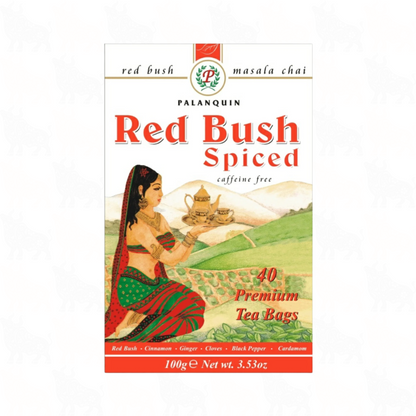 Palanquin Red Bush Spiced Tea | 40 Tea Bags | 2 Pack
