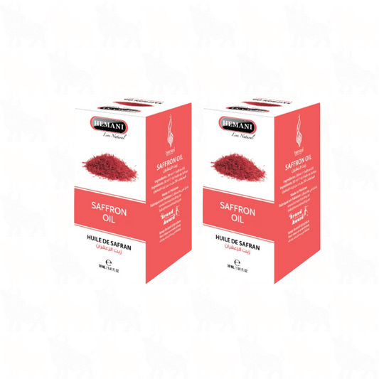 Hemani Saffron Oil | 30ml | (Huile De Safran) | 2 Pack