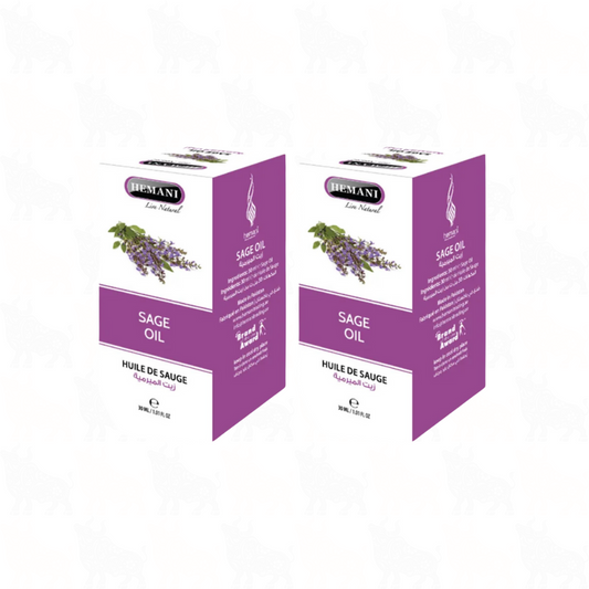 Hemani Sage Oil | 30ml | (Huile De Suage) | 2 Pack